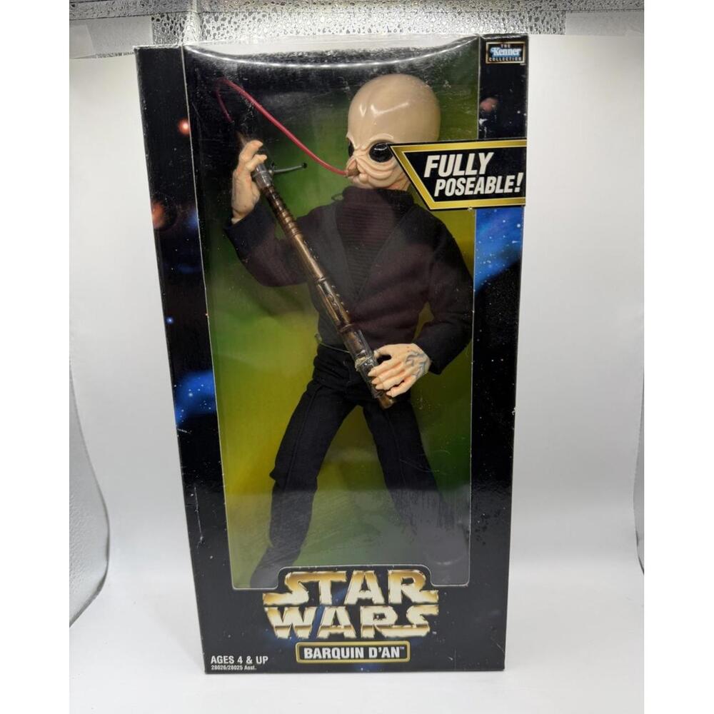 1998 Star Wars Barquin D’an 12’’ Fully Poseable Action Figure Kenner New In Box